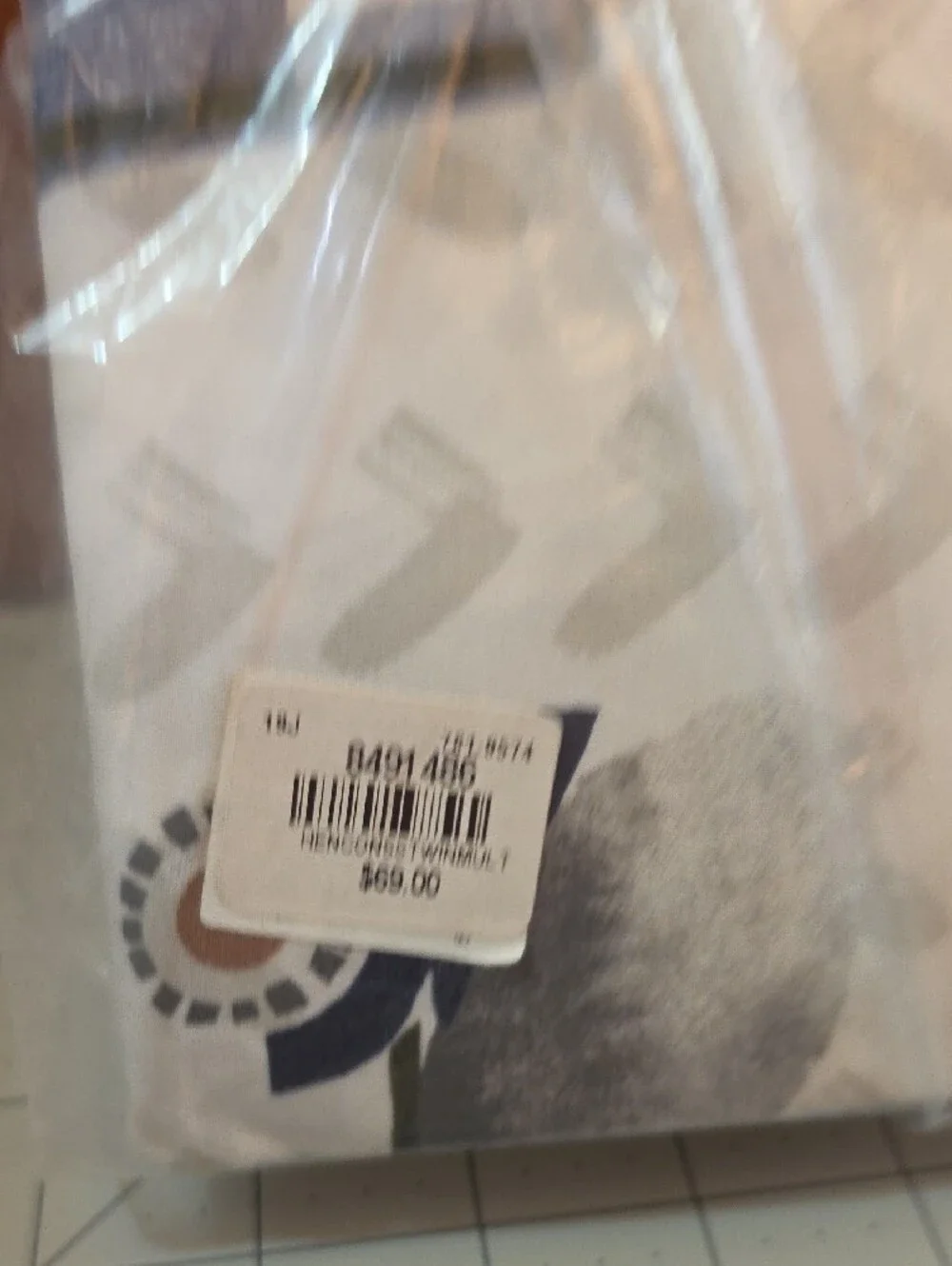 Pottery Barn Kids Construction Print Organic Twin Sheet Set - Blue, Gray, Cream